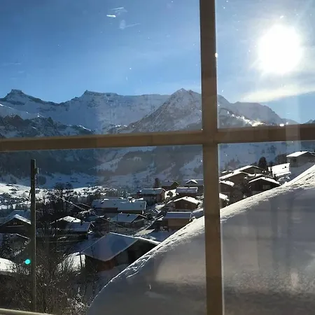 Chalet Sonnenheim Mit Atemberaubender Aussicht Adelboden Exterior photo