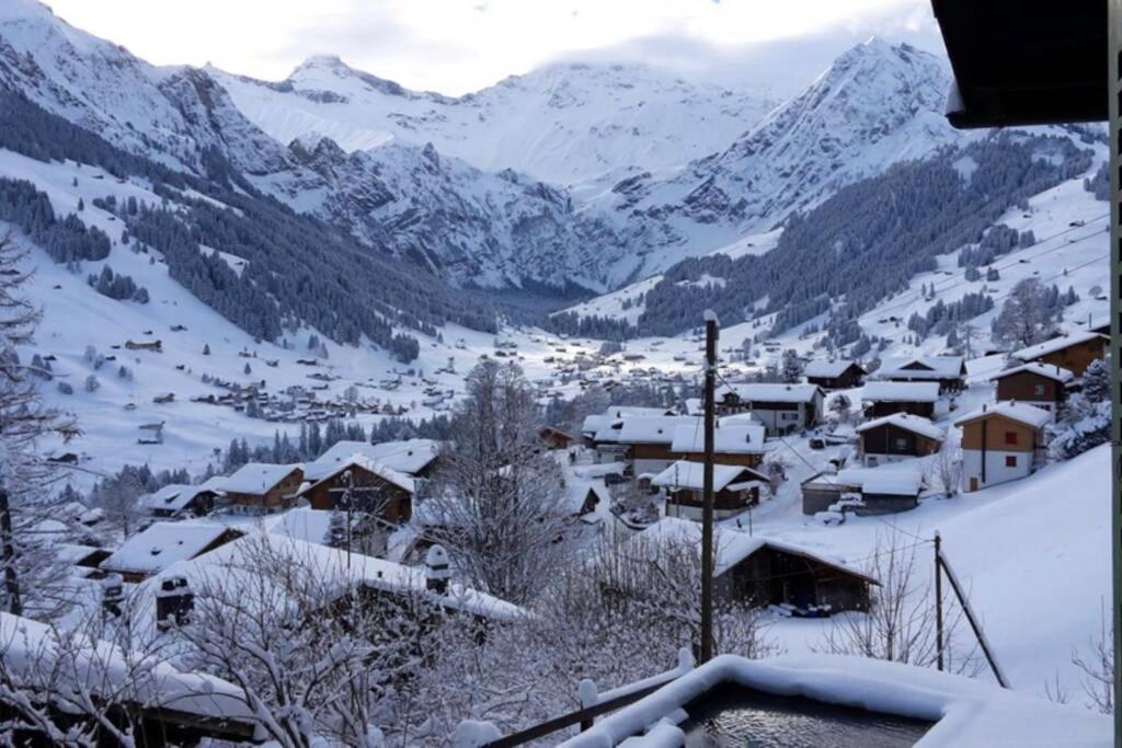 Sonnenheim Mit Atemberaubender Aussicht Adelboden